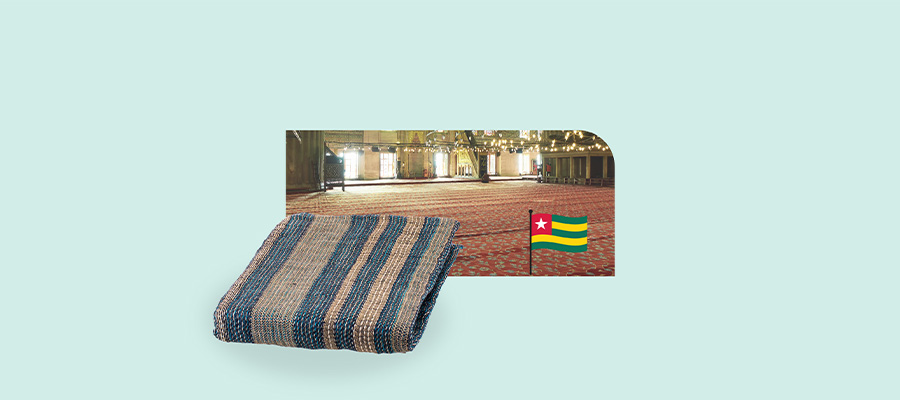 Add carpet to a 200 square meter mosque